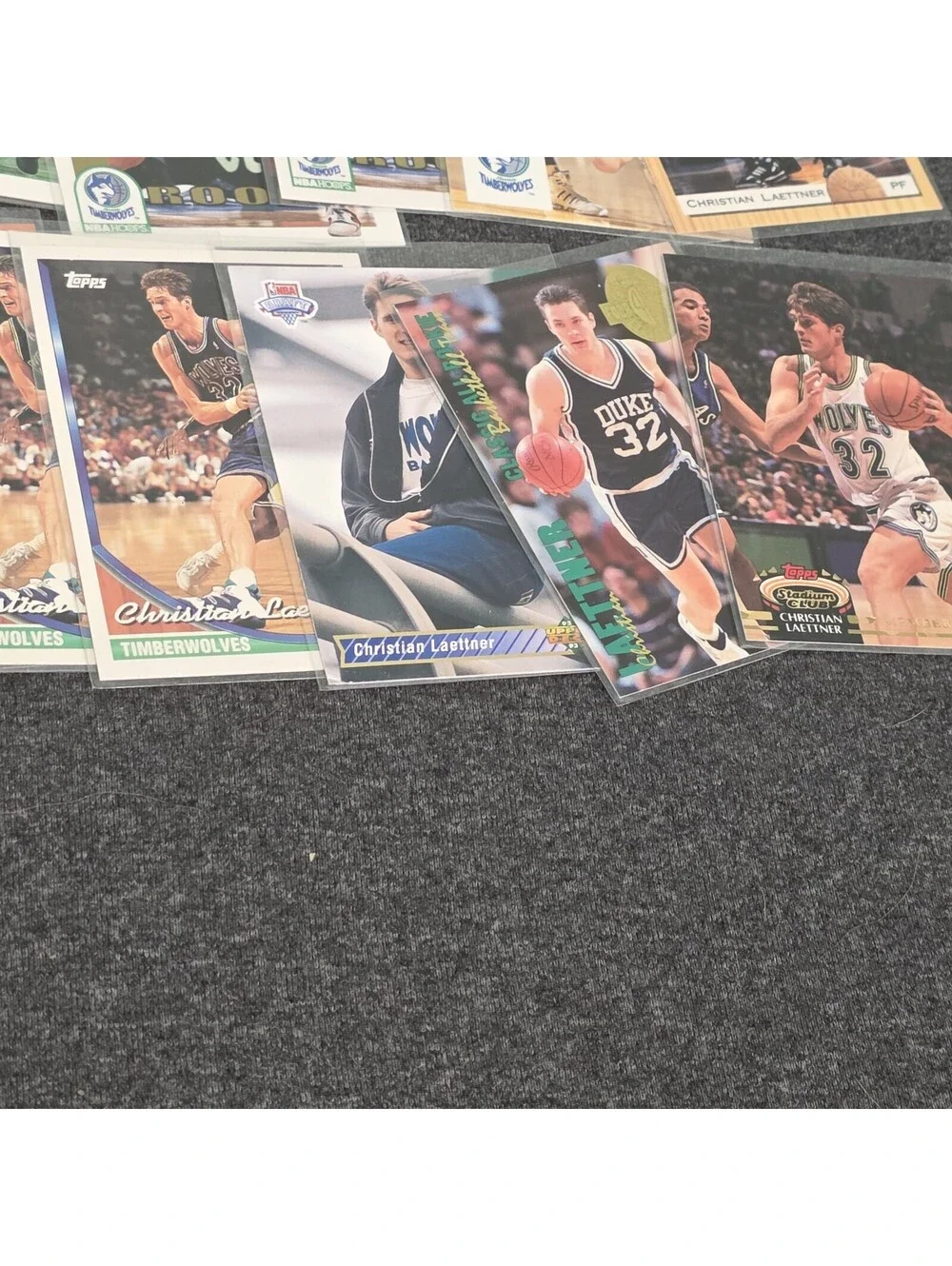 Christian Laettner 55 Card Lot / Collection Duke Blue Devils Rookies Base